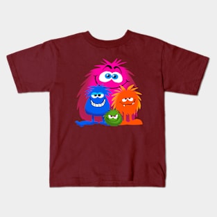 Four fuzzies Kids T-Shirt